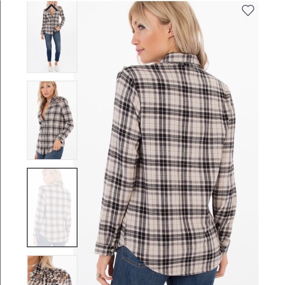 White Crow • Knotted Flannel Button Up Shirt - Picture 4 of 8